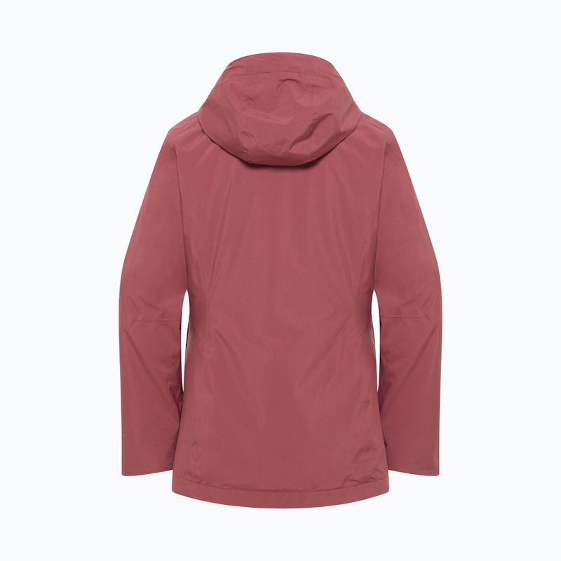 Jack Wolfskin Damen Rotwand 3In1 Fleece-Sweatshirt rot ocker 14