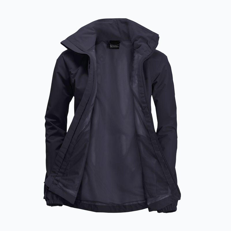 Jack Wolfskin Stormy Point 2L Damen Regenjacke graphit 9