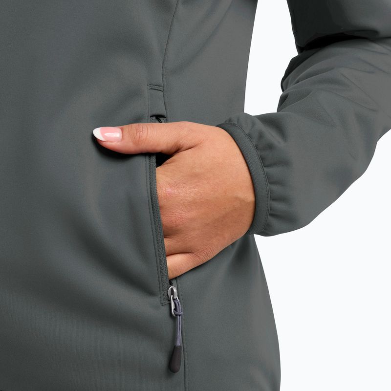 Damen Softshell-Jacke Jack Wolfskin Windhain Hoody slate green 6