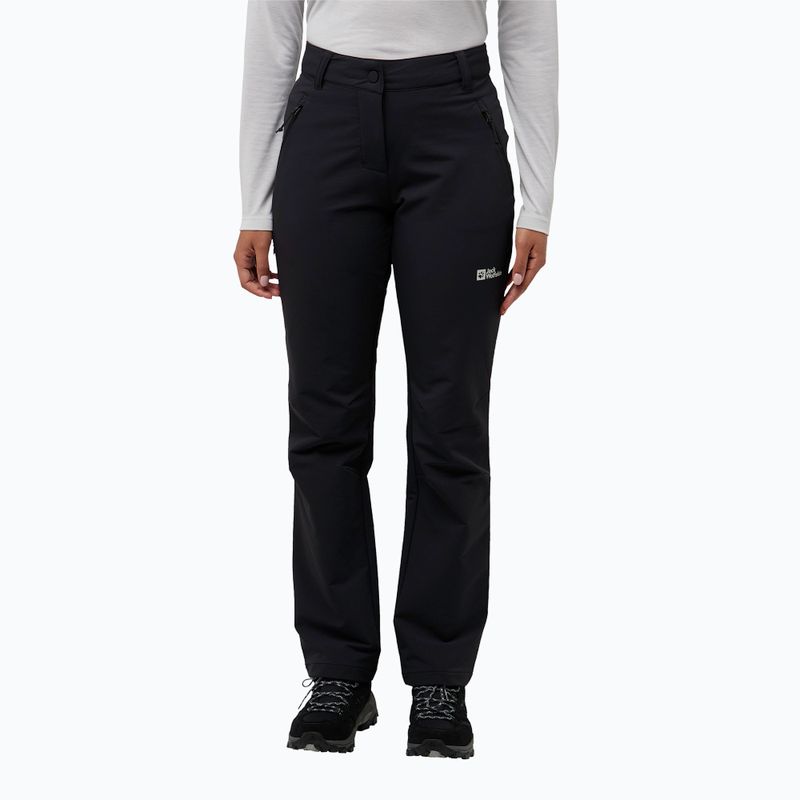 Hose Softshell Damen Jack Wolfskin Activate Thermic black
