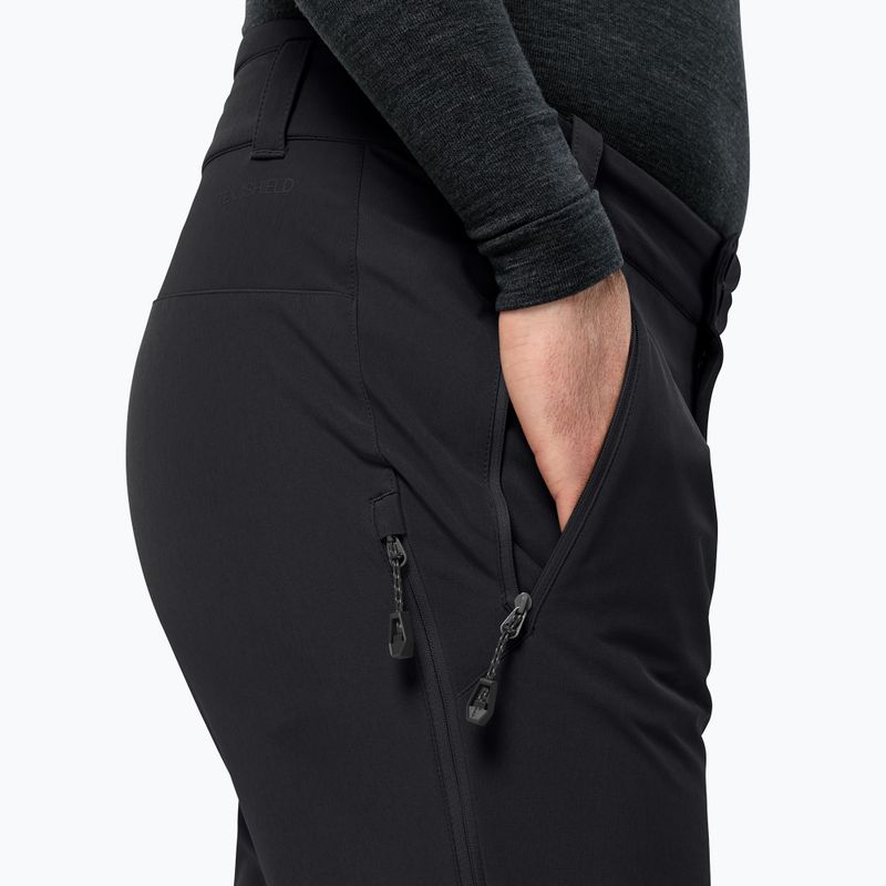 Jack Wolfskin Herren Softshellhose Alpspitze Tour schwarz 3