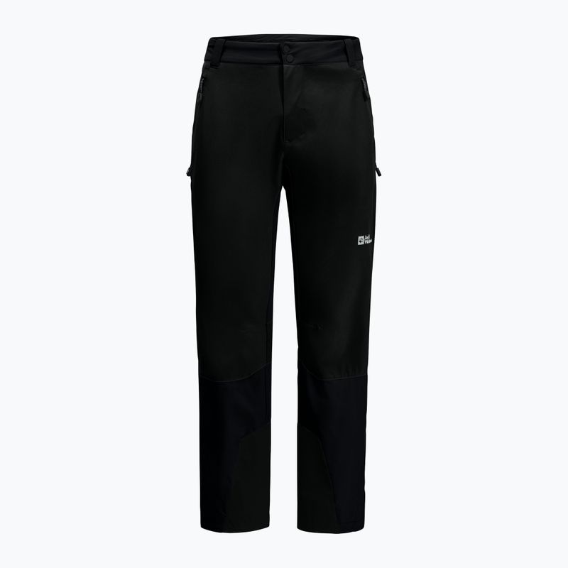 Jack Wolfskin Herren Softshellhose Alpspitze Tour schwarz 6