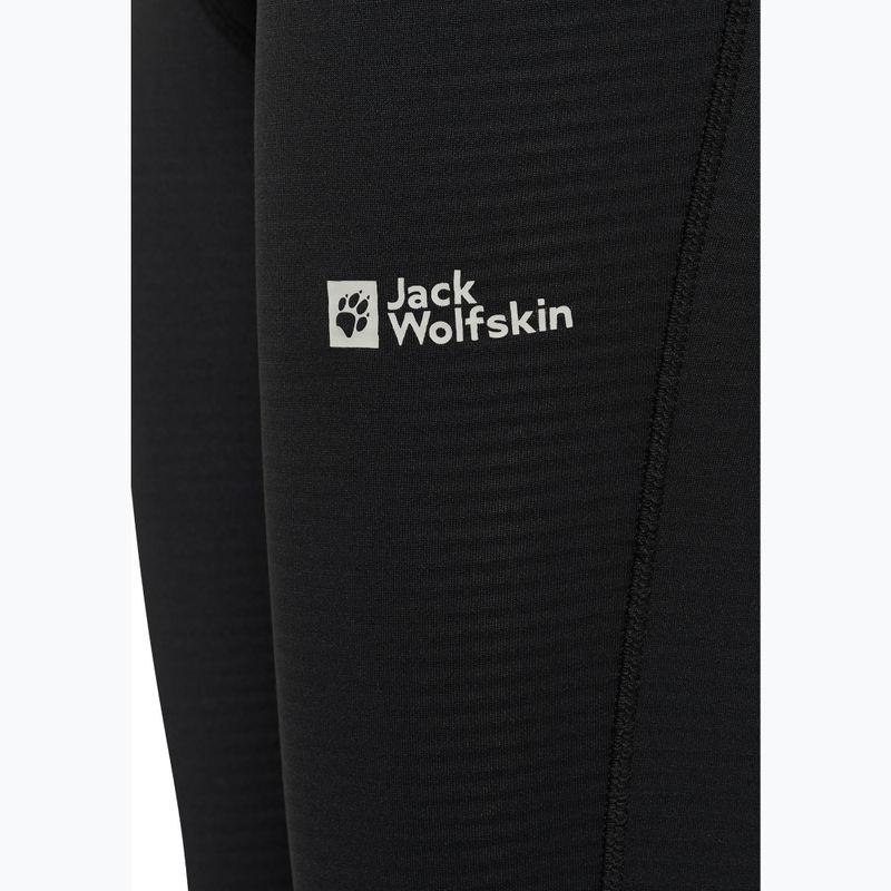 Herren Jack Wolfskin Infinite Warm Thermohose schwarz 5