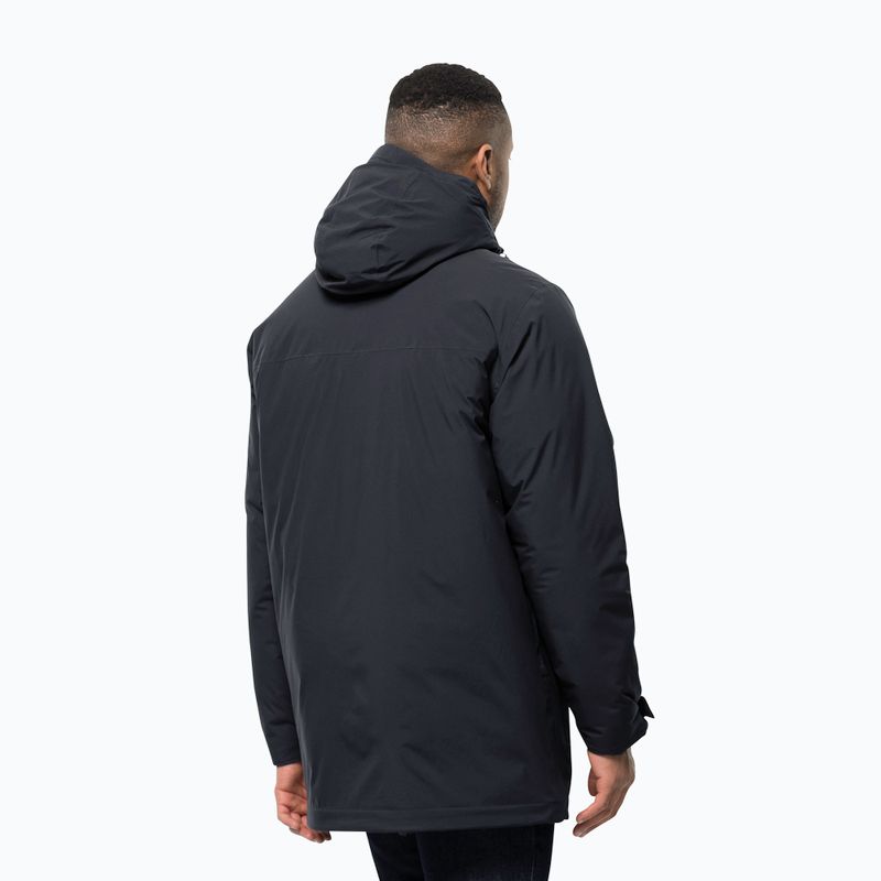 Herren Jack Wolfskin Koenigsbau Parka Daunenjacke dark navy 2