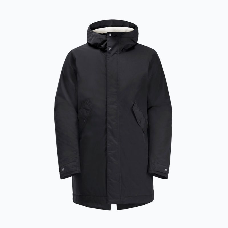 Jack Wolfskin Damen Winterjacke Talforst Parka schwarz 7