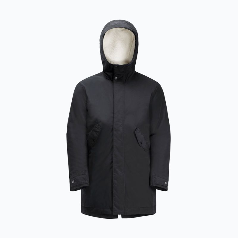 Jack Wolfskin Damen Winterjacke Talforst Parka schwarz 8