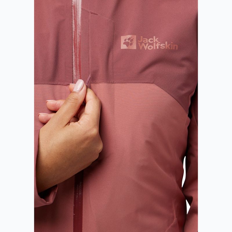 Damen 3-in-1-Jacke Jack Wolfskin Hunberg mineralrot 9