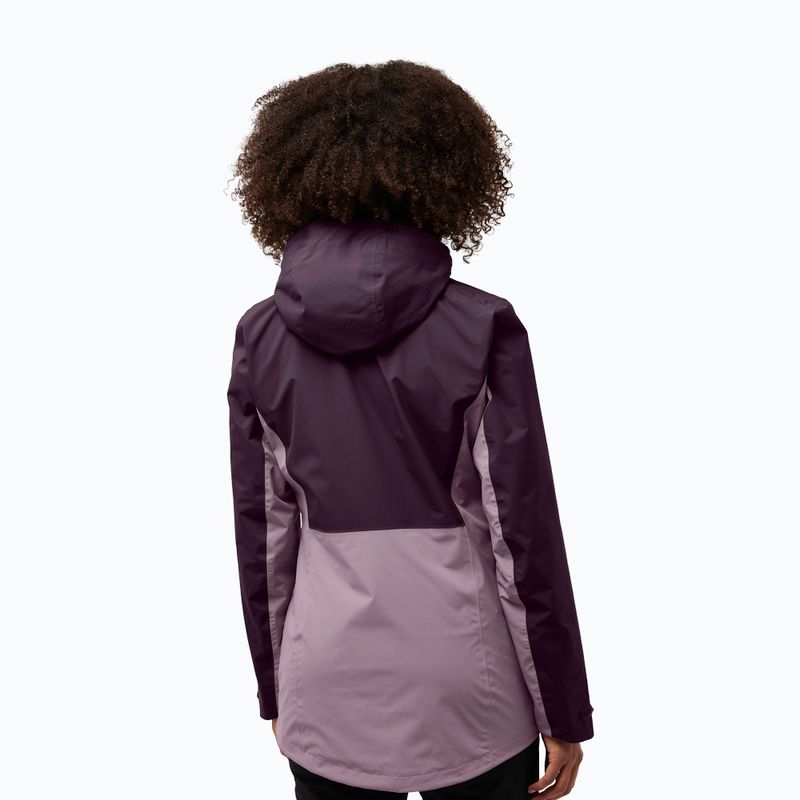 Damen 3-in-1 Jack Wolfskin Hunberg Jacke wild blossom 2