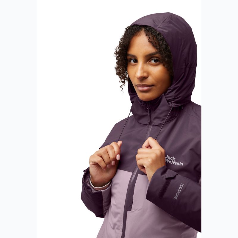 Damen 3-in-1 Jack Wolfskin Hunberg Jacke wild blossom 6