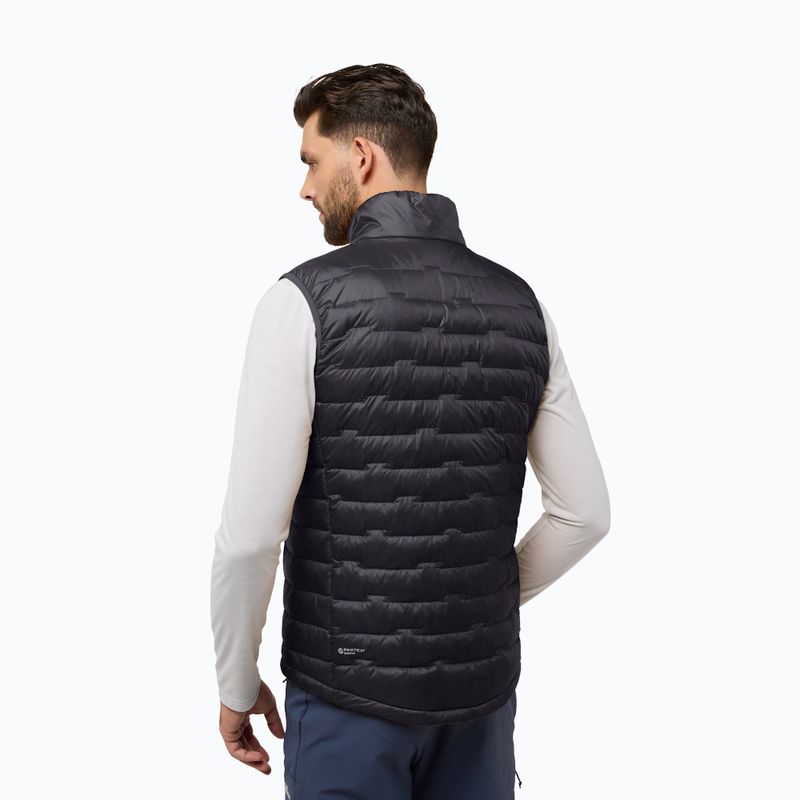 Herren Jack Wolfskin Passamani Down phantom Trekking Jacke ohne Ärmel 2