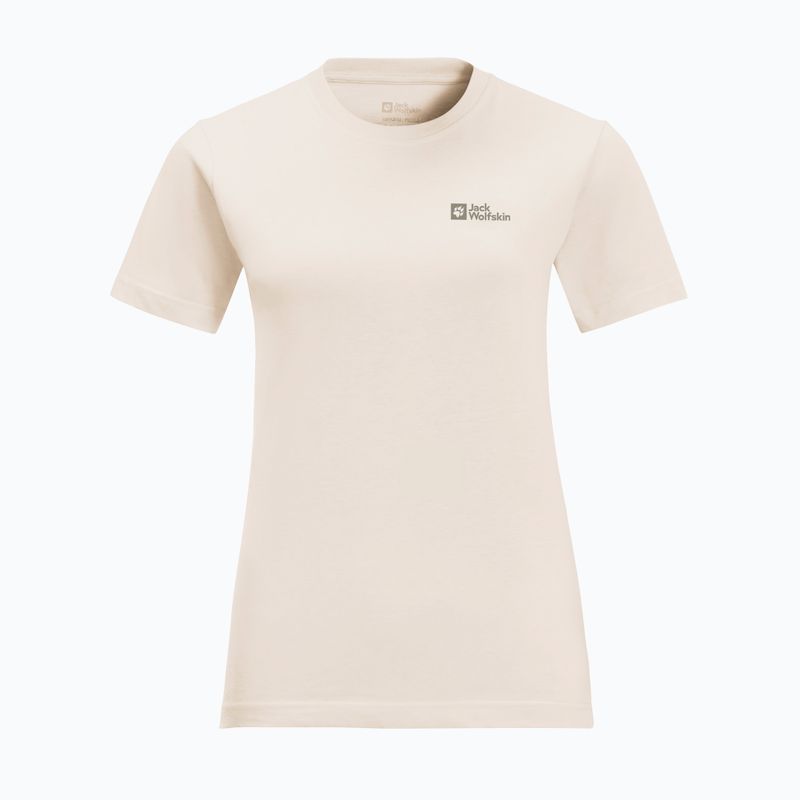 Jack Wolfskin Essential Damen-Trekking-T-Shirt panna cotta 3