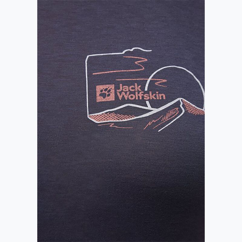 Jack Wolfskin Damen-Trekking-T-Shirt Vonnan Graphic 3