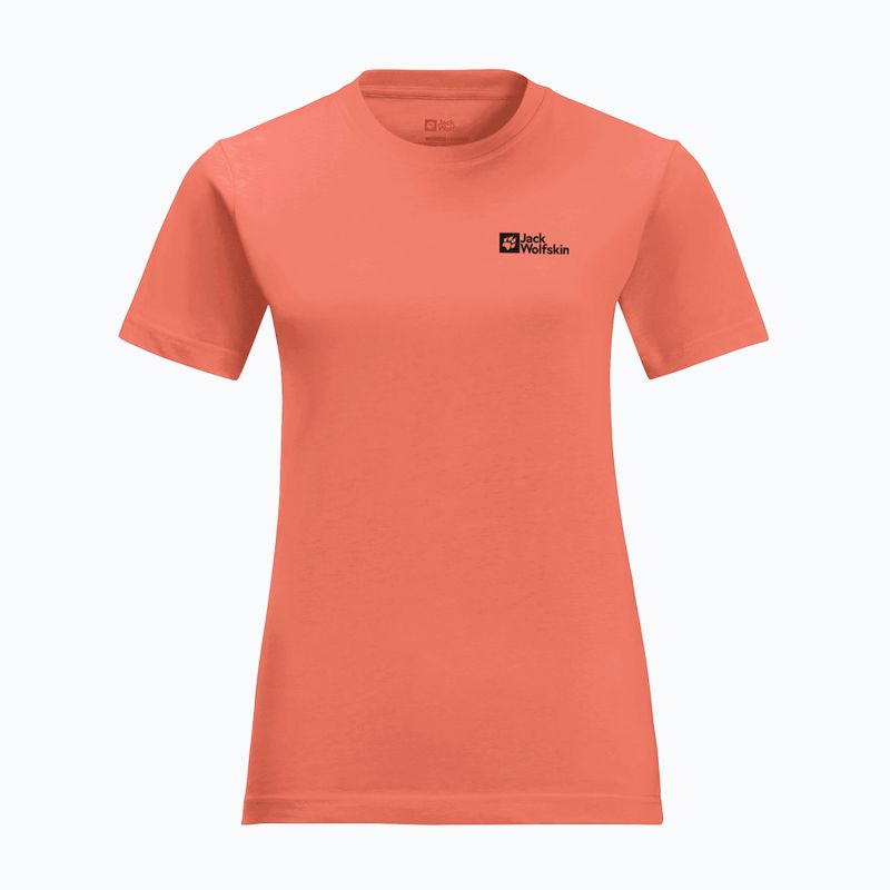 Damen-Trekking-T-Shirt Jack Wolfskin Essential warm amber 3
