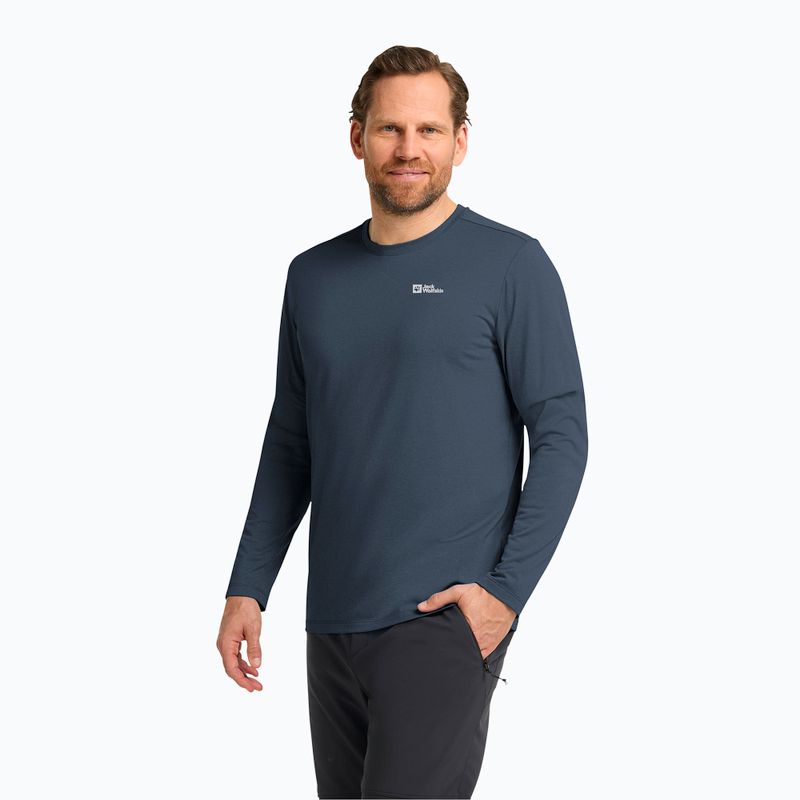 Thermo-Longsleeve Herren Jack Wolfskin Sky Thermal midnight sky
