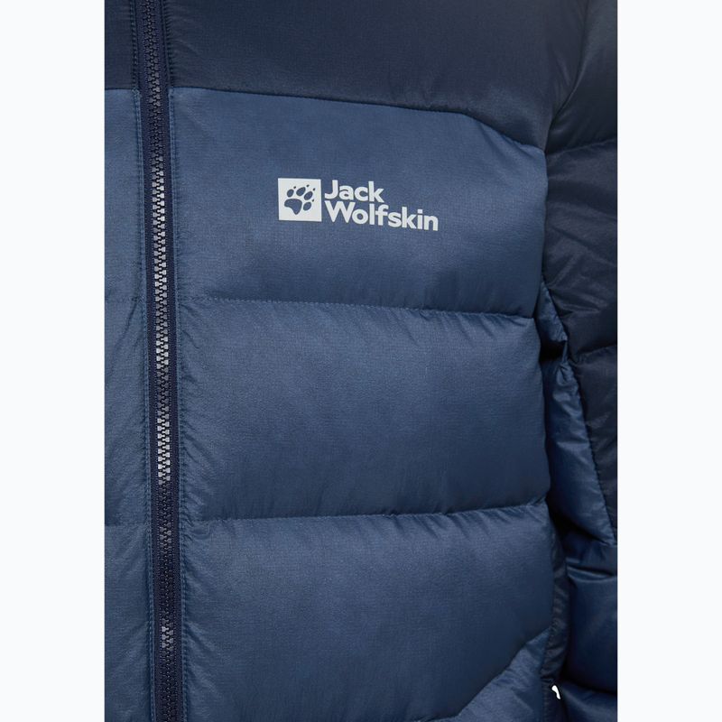 Jack Wolfskin Herren Daunenjacke Nebelhorn Down Hoody natur blau 12