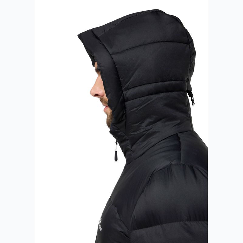 Jack Wolfskin Herren Daunenjacke Nebelhorn Down Hoody schwarz 5