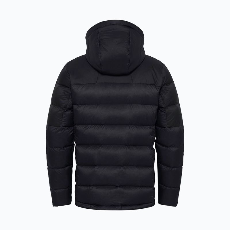Jack Wolfskin Herren Daunenjacke Nebelhorn Down Hoody schwarz 23