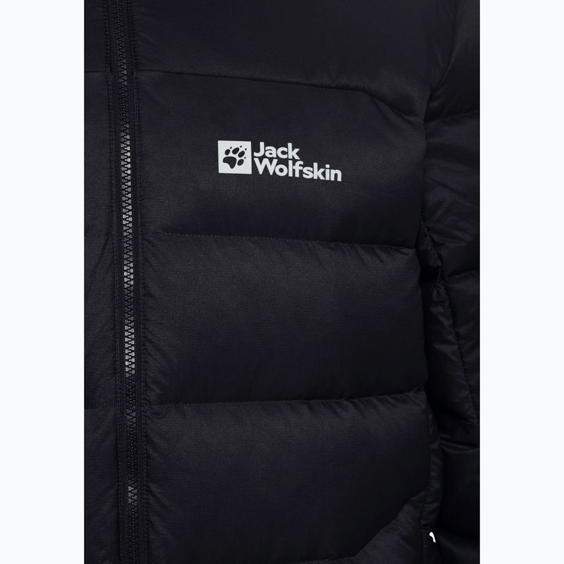 Jack Wolfskin Herren Daunenjacke Nebelhorn Down Hoody schwarz 24