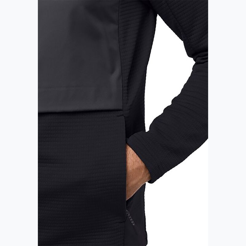 Jack Wolfskin Herren Fleece-Sweatshirt Dormer schwarz 3