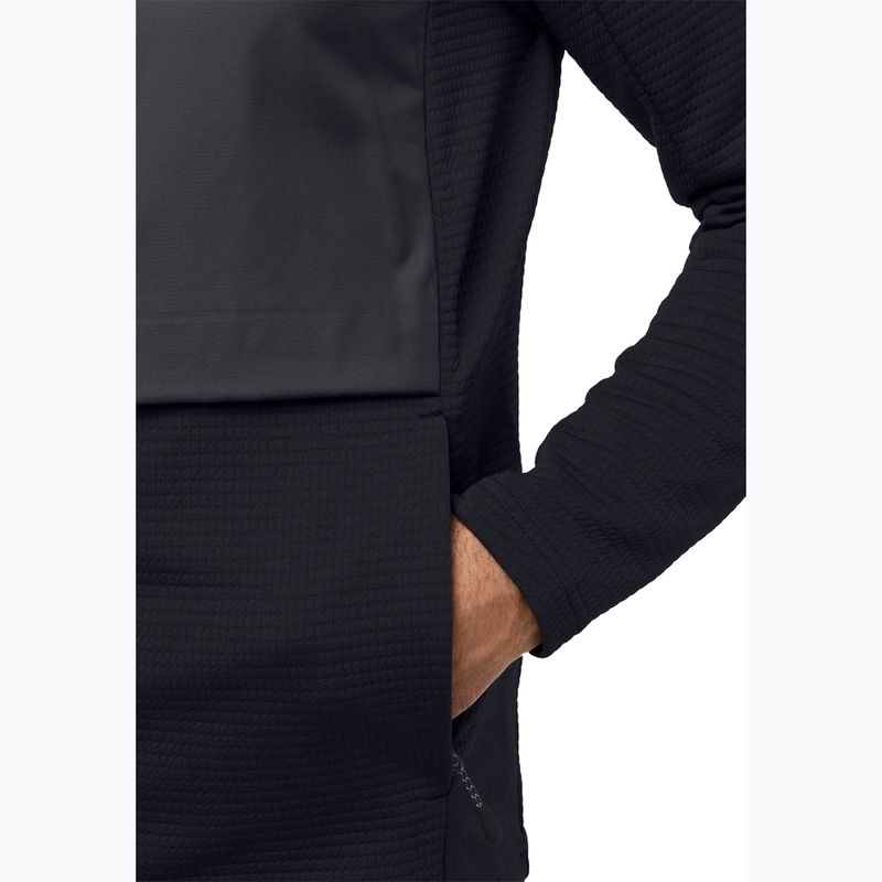 Jack Wolfskin Herren Fleece-Sweatshirt Dormer schwarz 3