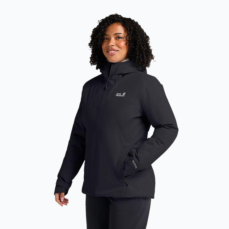 Gefütterte Damenjacke Jack Wolfskin Wisper Ins black