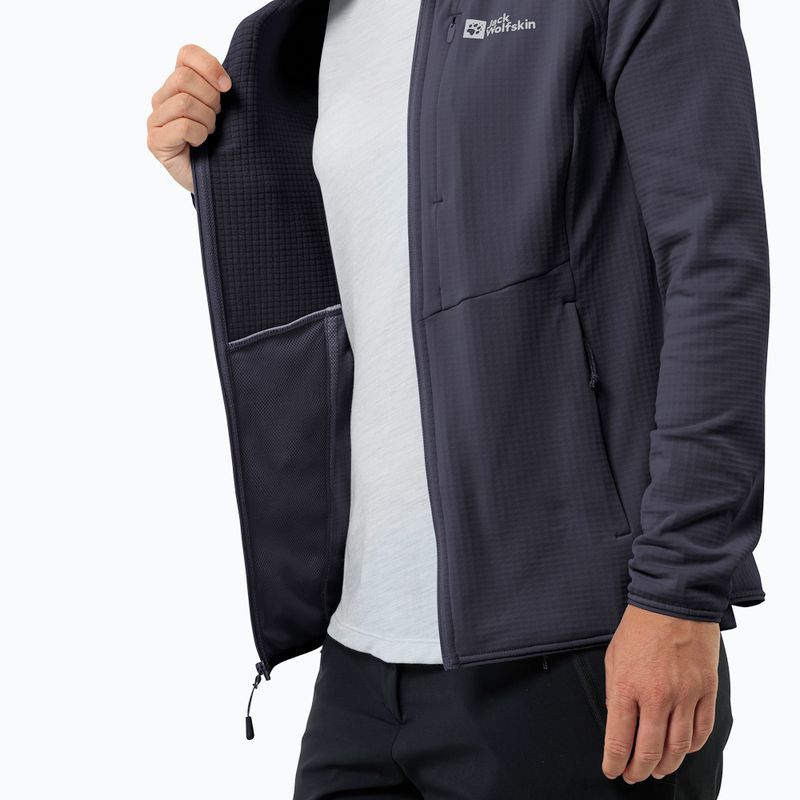 Jack Wolfskin Damen-Fleecejacke Kolbenberg Hooded Fz graphit 6