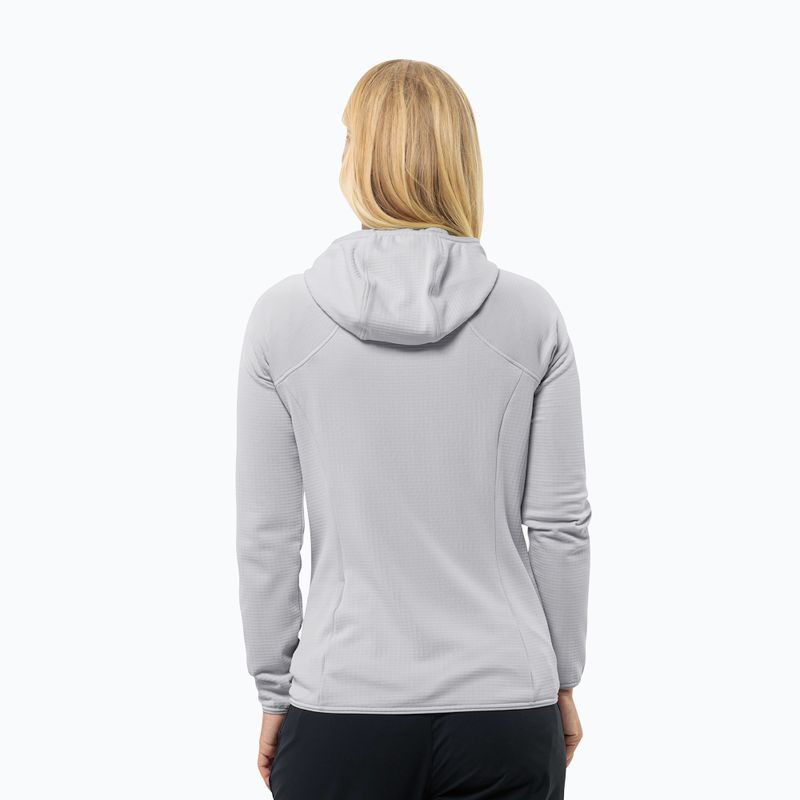 Jack Wolfskin Damen-Fleecejacke Kolbenberg Hooded Fz cool grey 2