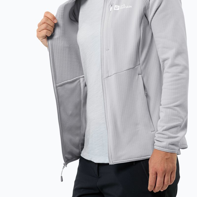 Jack Wolfskin Damen-Fleecejacke Kolbenberg Hooded Fz cool grey 6