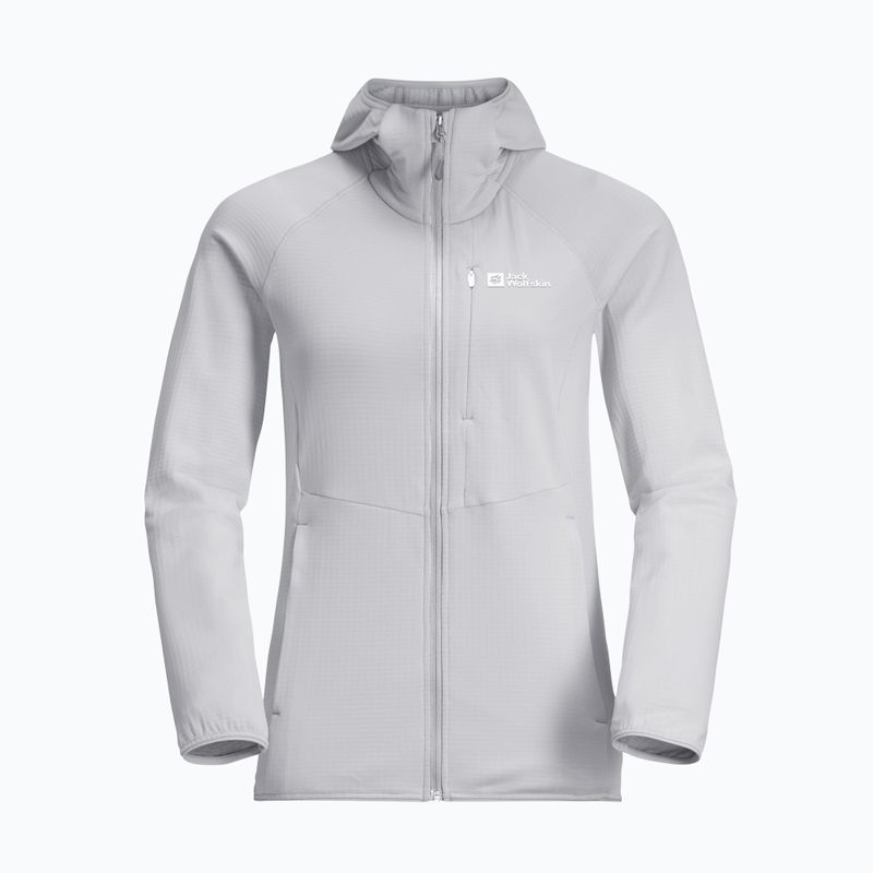 Jack Wolfskin Damen-Fleecejacke Kolbenberg Hooded Fz cool grey 7