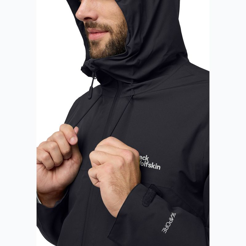 Jack Wolfskin Wisper Ins Herren Daunenjacke schwarz 4