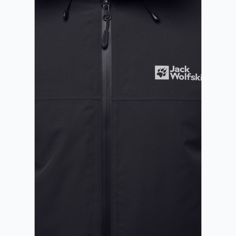 Jack Wolfskin Wisper Ins Herren Daunenjacke schwarz 5