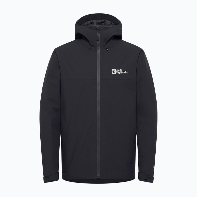 Jack Wolfskin Wisper Ins Herren Daunenjacke schwarz 10