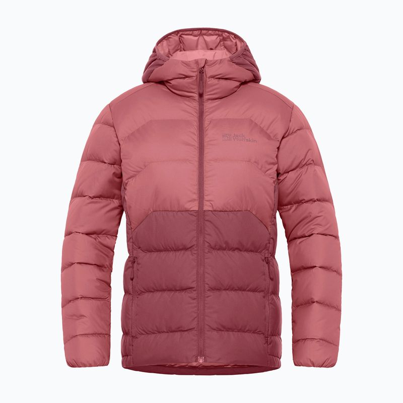 Jack Wolfskin Damen Daunenjacke Ather Down Hoody rot ocker 10