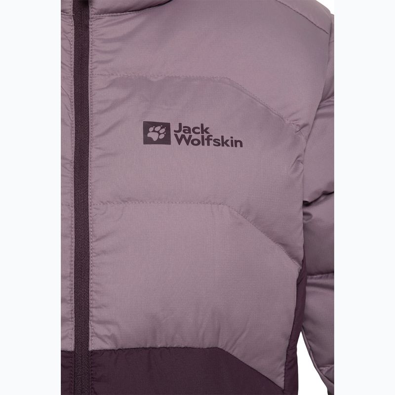 Jack Wolfskin Damen Daunenjacke Ather Down Hoody Mitternachtspflaume 4