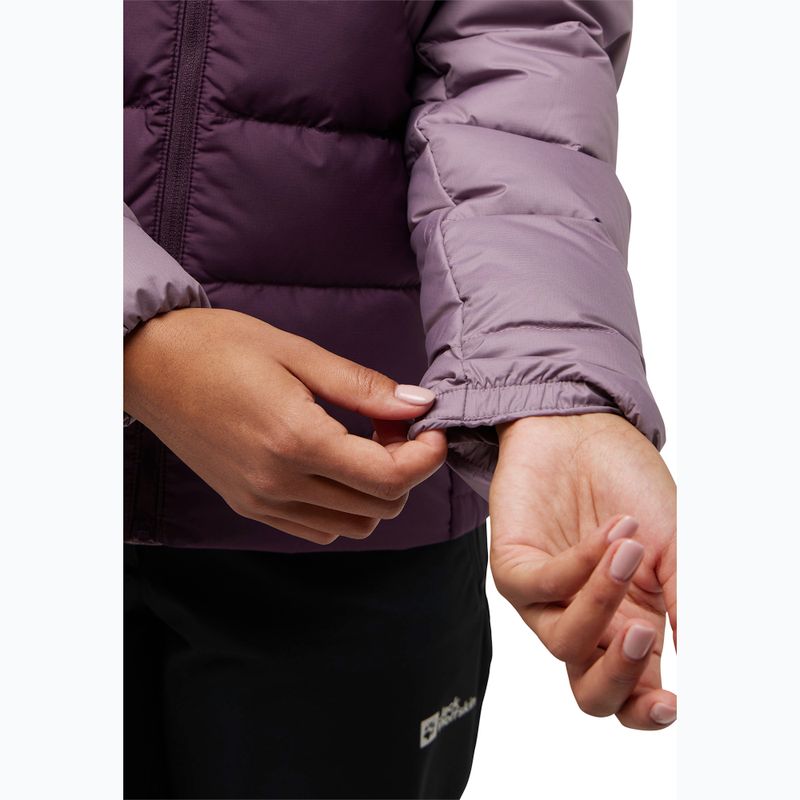 Jack Wolfskin Damen Daunenjacke Ather Down Hoody Mitternachtspflaume 5