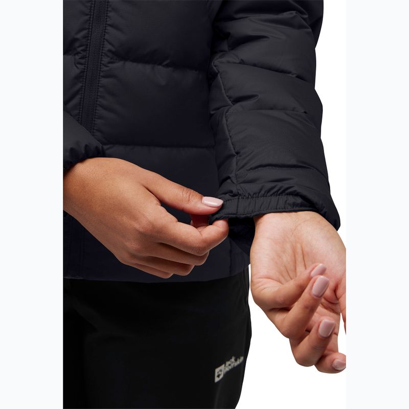 Jack Wolfskin Damen Daunenjacke Ather Down Hoody schwarz 10