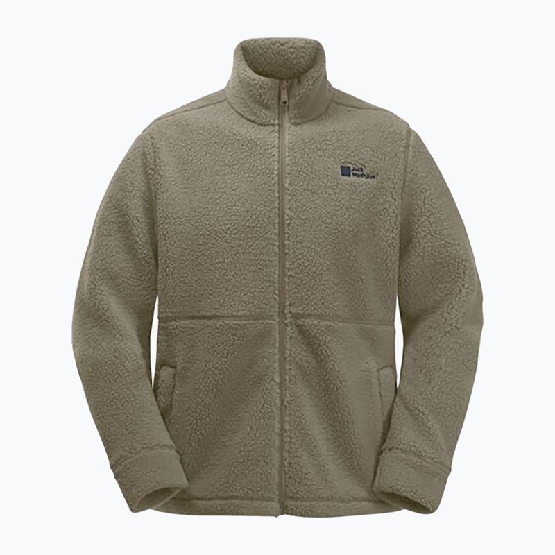 Jack Wolfskin Herren Fleece-Sweatshirt Felslicht anis