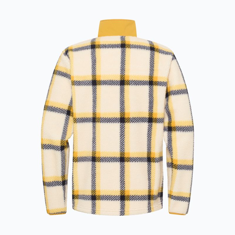 Jack Wolfskin Herren-Fleece-Sweatshirt Felslicht Check panna cotta 7