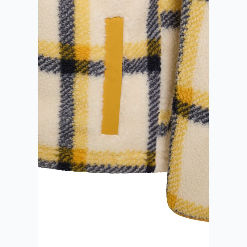 Jack Wolfskin Herren-Fleece-Sweatshirt Felslicht Check panna cotta 9