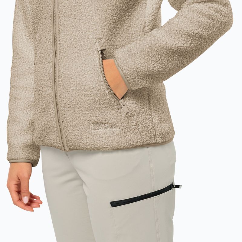 Jack Wolfskin Damen Fleece-Sweatshirt High Curl anis 3
