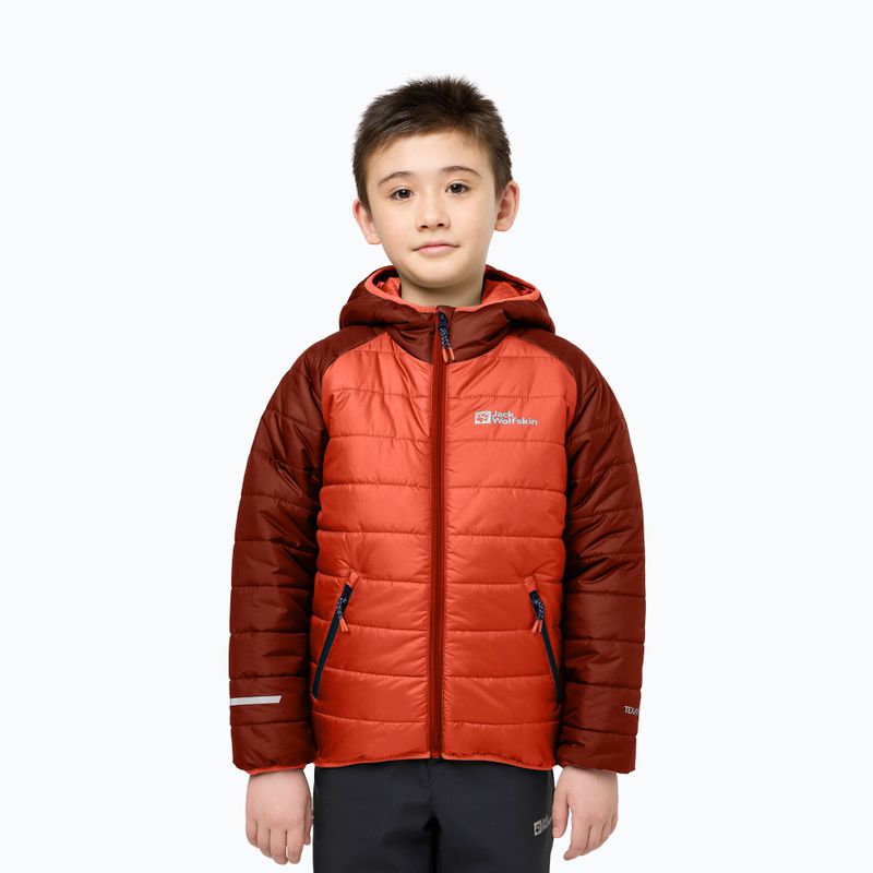 Jack Wolfskin Kinder Daunenjacke Zenon korallenorange
