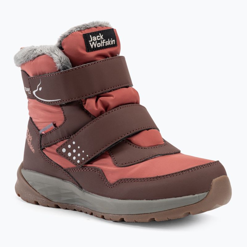 Jack Wolfskin Kinderstiefel Polar Bear-B Texapore Mid Vc dunkel mahagoni