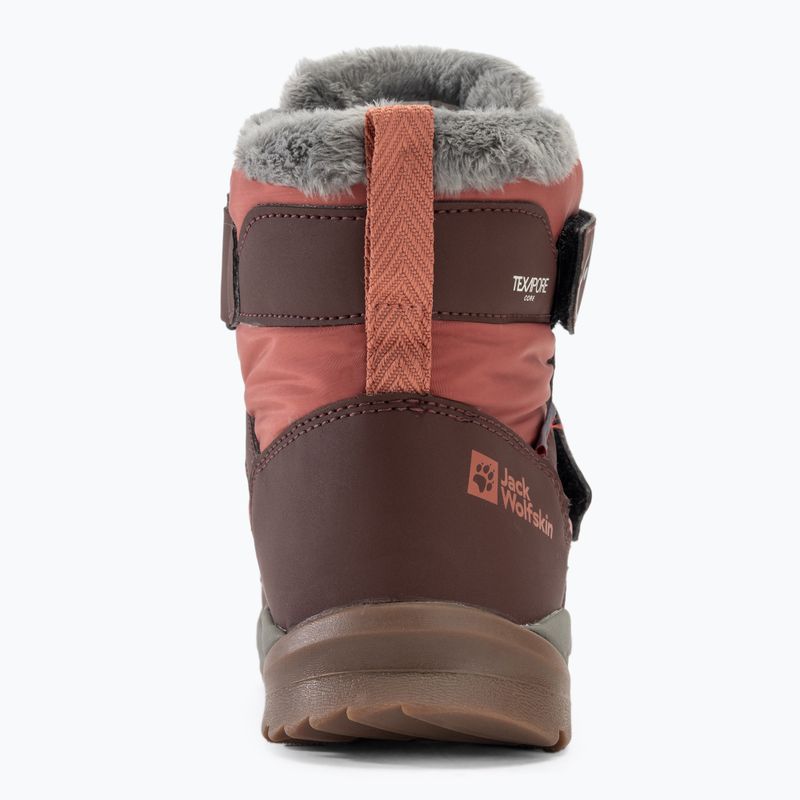 Jack Wolfskin Kinderstiefel Polar Bear-B Texapore Mid Vc dunkel mahagoni 6