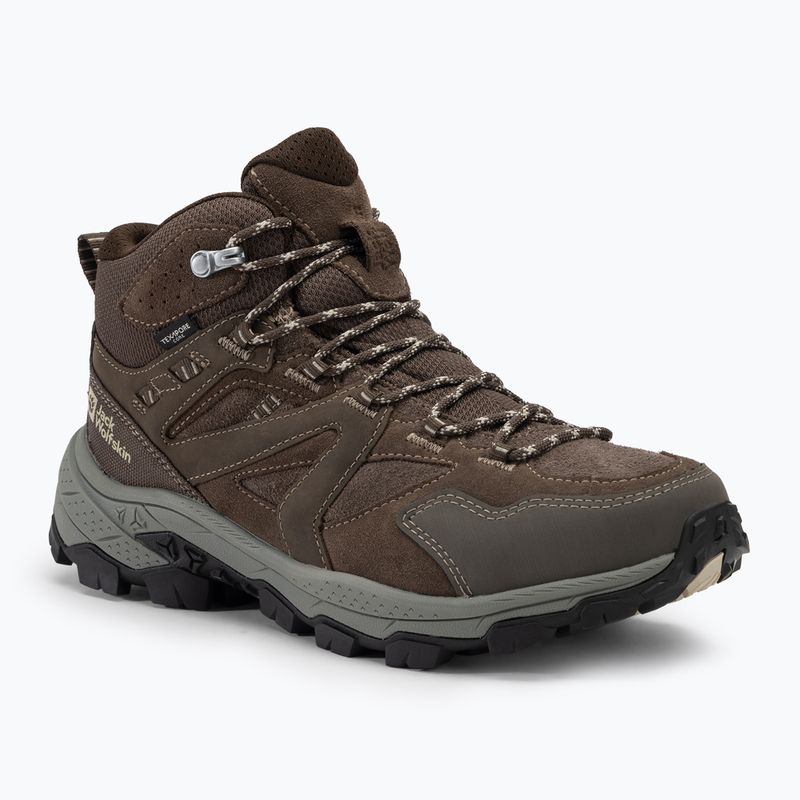 Jack Wolfskin Herren-Trekkingstiefel Vojo Tour Lt Texapore Mid cold coffee