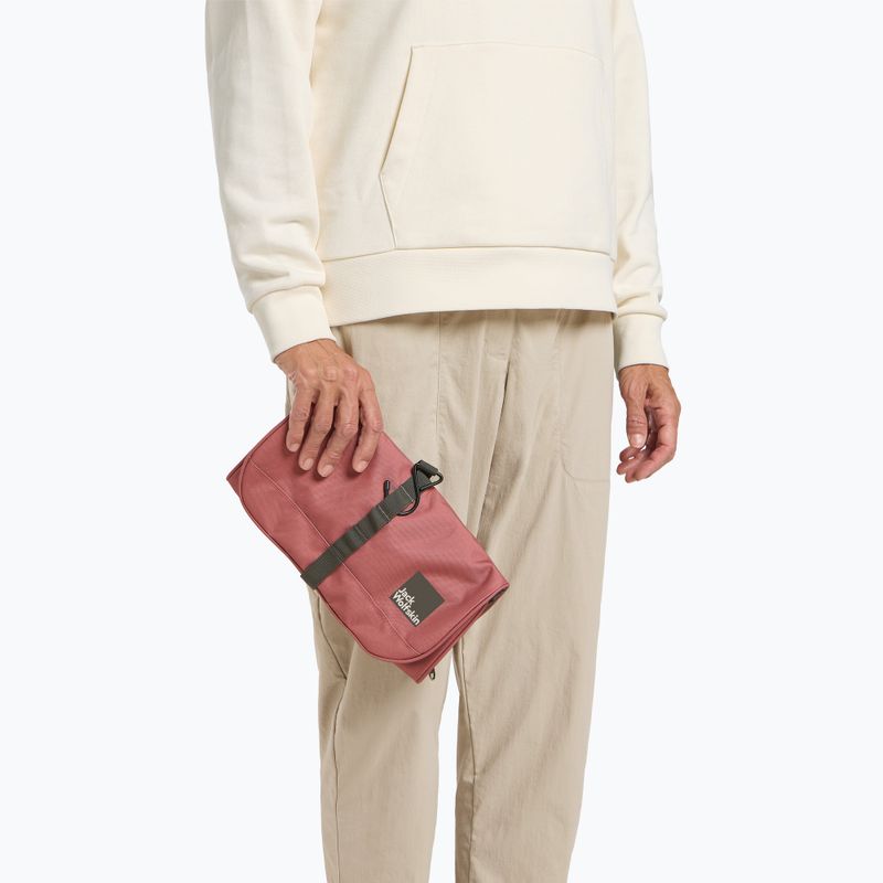 Kulturtasche Jack Wolfskin Konya Waschsalon mineral red 3