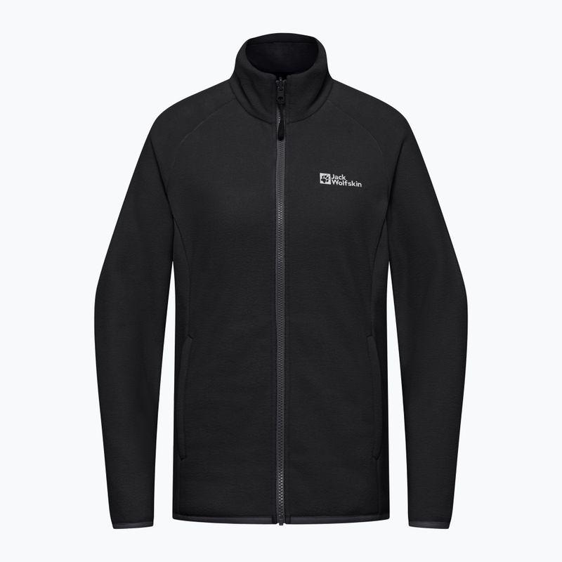 Fleece Sweatshirt Damen Jack Wolfskin Moonrise Full Zip black 7