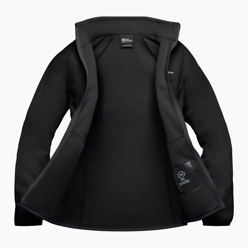 Fleece Sweatshirt Damen Jack Wolfskin Moonrise Full Zip black 9