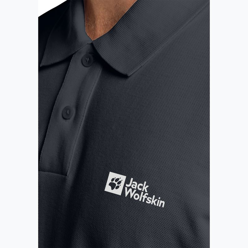 Jack Wolfskin Herren-Poloshirt Essential dark navy 4