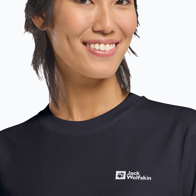 Damen T-Shirt Jack Wolfskin Essential dark navy 4