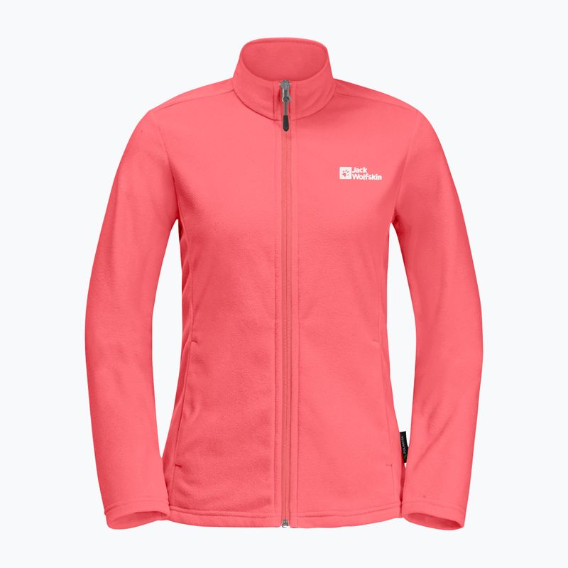 Jack Wolfskin Damen Fleecejacke Taunus Fz Sonnenuntergang Koralle 8